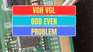 Videocon 40 inch led double image problem#vgl vgh bypass#odd even#pannel repair.