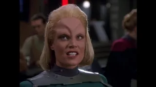 Klingon dialog/song in "Melora"