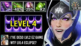 Almost Throne Gone! Crazy "Level 4" Eclipse Book of Shadows Luna vs Slark Deso LvL 2 Epic WTF Dota 2