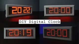 HOW TO MAKE DIGITAL CLOCK WITH TEMPERATURE !!