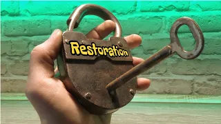 Restoration of an old rusty barn lock. @TimeReset