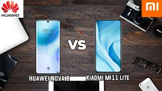 Huawei Nova 8 vs Xiaomi mi11lite test spek