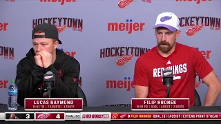 Red Wings LIVE 11.25.22: Lucas Raymond and Filip Hronek