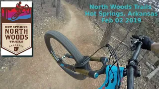 Hot Springs Arkansas - North Woods Trails - Lucky 13, Blue J, Fun and Scenic trail system