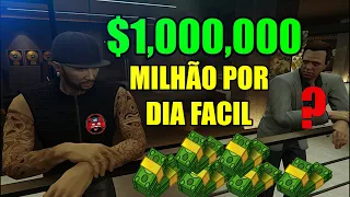 $1 MILHÃO POR DIA DICAS PARA INICIANTES GTA V ONLINE!!