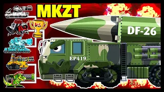 MKZT Ballistic Missile - Carrier | Monster Truck | WOT | Мультики про танки | Arena Tank Cartoon