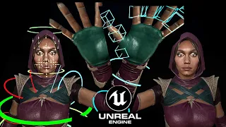 How To Import Characters And Apply Control Rig In Unreal Engine