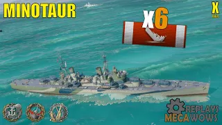 Minotaur 6 Kills & 154k Damage | World of Warships Gameplay