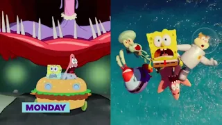 SpongeBob SquarePants 261a & 259b + Double Feature Of Movies Promo 2 - Jan 18,2021 (Nick U.S.)