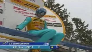 Janne Ahonen - 240m crash @ Planica 2005