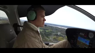 My first solo flights.