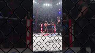 WALK-OFF WHEEL KICK KO FOR SADIBOU SY 😱 (via @PFLMMA) #shorts