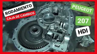 Cómo cambiar el rodamiento roto caja de cambios tipo 20CQ55 Peugeot 207 1.4 HDI