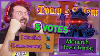 Monarch Town Traitor = THE MAD KING! | Town of Salem 2 w/ Friends