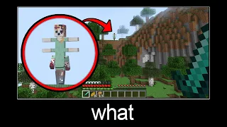 Minecraft wait what meme part 260 (Six arm Scary Alex)