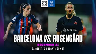 FC Barcelona vs. Rosengård | Partido Entero De La Jornada 6 De La UEFA Women’s Champions League