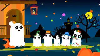 Five Little Ghosts Song | Halloween Song for Kids | Nursery Rhymes by Smart Babies