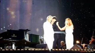 Celine Dion & Andrea Bocelli in NYC's Central Park 2011