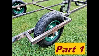 Donation for ZOO Garden / Custom Made DIY Project / Homemade Bicycle Triler / Trolley Cart / Part 1