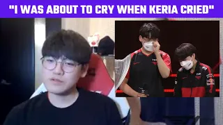 Gumayusi: I think I was about to cry when Keria cried | T1 Stream Moments | T1 LCK 2022 Moments