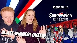REACTING TO CROATIA EUROVISION 2021 WITH MY CROATIAN FRIEND (ALBINA - Tick-Tock)