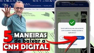 5 MANEIRAS DE BAIXAR A CNH DIGITAL SEM TER A CNH EM MÃOS - SEM TER A CNH FÍSICA EM MÃOS