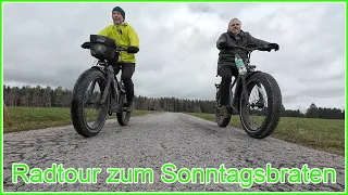 Radtour zum Sonntagsbraten