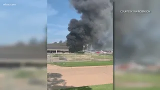 New video of Addison plane crash that left 10 dead