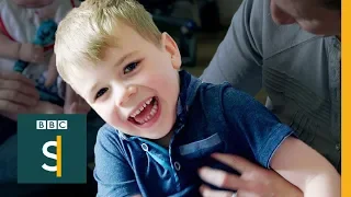 Sleepless parents whose boy has epileptic attacks in his sleep - BBC Stories