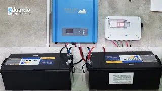 Instalando INVERSOR Híbrido Off Grid com Baterias Moura Solar da Serrana Solar