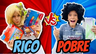 Rico Vs Pobre Comprando Material Escolar 2020