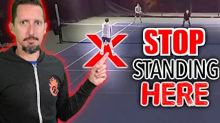 Stop Standing HERE in Doubles! (why you’re losing)