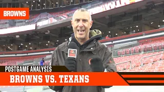 Browns vs. Texans Postgame Analysis | Cleveland Browns