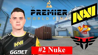 RU NaVi vs Heroic (map 2, Nuke, BO3) Blast Premier World Finals 2021 | CS GO