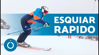 CLASES DE ESQUÍ - Cómo CONTROLAR la VELOCIDAD esquiando ⛷