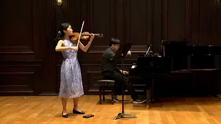 Dana Chang | Mozart Violin Sonata in G Major, K.301 | I. Allegro con spirito