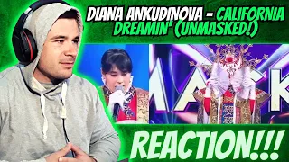 DIANA TOOK OFF HER MASK! | Diana Ankudinova - California Dreamin' (REACTION!)