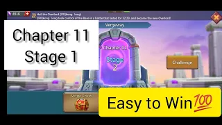 Vergeway Chapter 11 Stage 1| Lords Mobile | MG TRAP