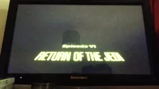 Opening to Star Wars Episode 6 Return of The Jedi 1983 UK DVD