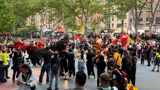 Lion Dance NYC, Sara D. Roosevelt Park, 6th Annual Dragon Lion Festival (5/18/24)