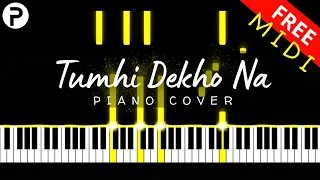 Tumhi Dekho Na Piano Instrumental 🎹| Tutorial | Sonu Nigam | 🎶Kabhi Alvida Na Kehna | Notes 🎵