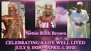 Homegoing Service for Sis. Nettie Ruth Brown