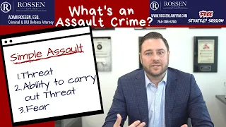 Aggravated Assault Crime in Florida? Fort Lauderdale Criminal Defense Attorney talks assault crimes