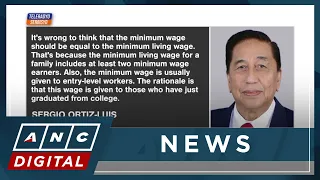 Employers' group welcomes Marcos' call for minimum wage review | ANC