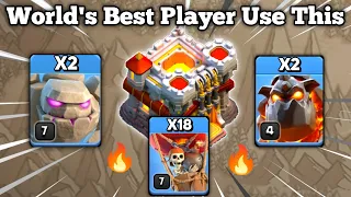 World's Best Player Use This Attack Strategy | Th11 Golaloon Attack Strategy 2023 (Clash Of Clans)
