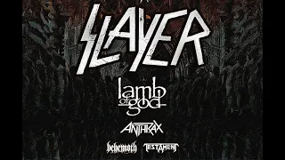 Slayer Final World Tour, 5/11/2018 with Lamb of God, Anthrax, Behemoth and Testament