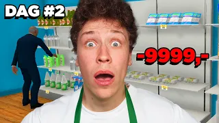 Jeg gikk nesten konkurs i Supermarket Simulator!