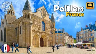 🇫🇷 Poitiers, France | Walking Tour You Can't Miss in 2024! 4K-60fps
