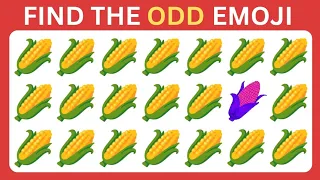 FIND THE ODD OUT EMOJI ! ODD ONE OUT PUZZLE ! SPOT THE ODD! FIND THE ODD EMOJI QUIZZES