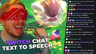 Can Twitch Chat Help Me Beat Kirby BLINDFOLDED?! | Chat TTS